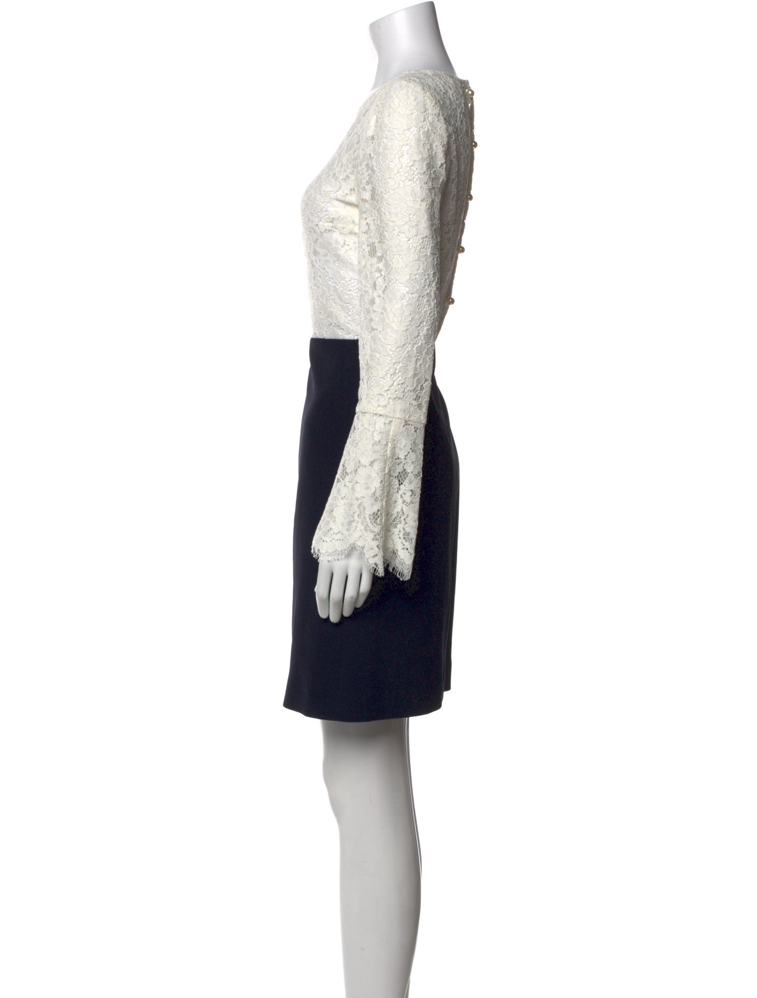 Claudie Pierlot Lace Pattern Mini Dress